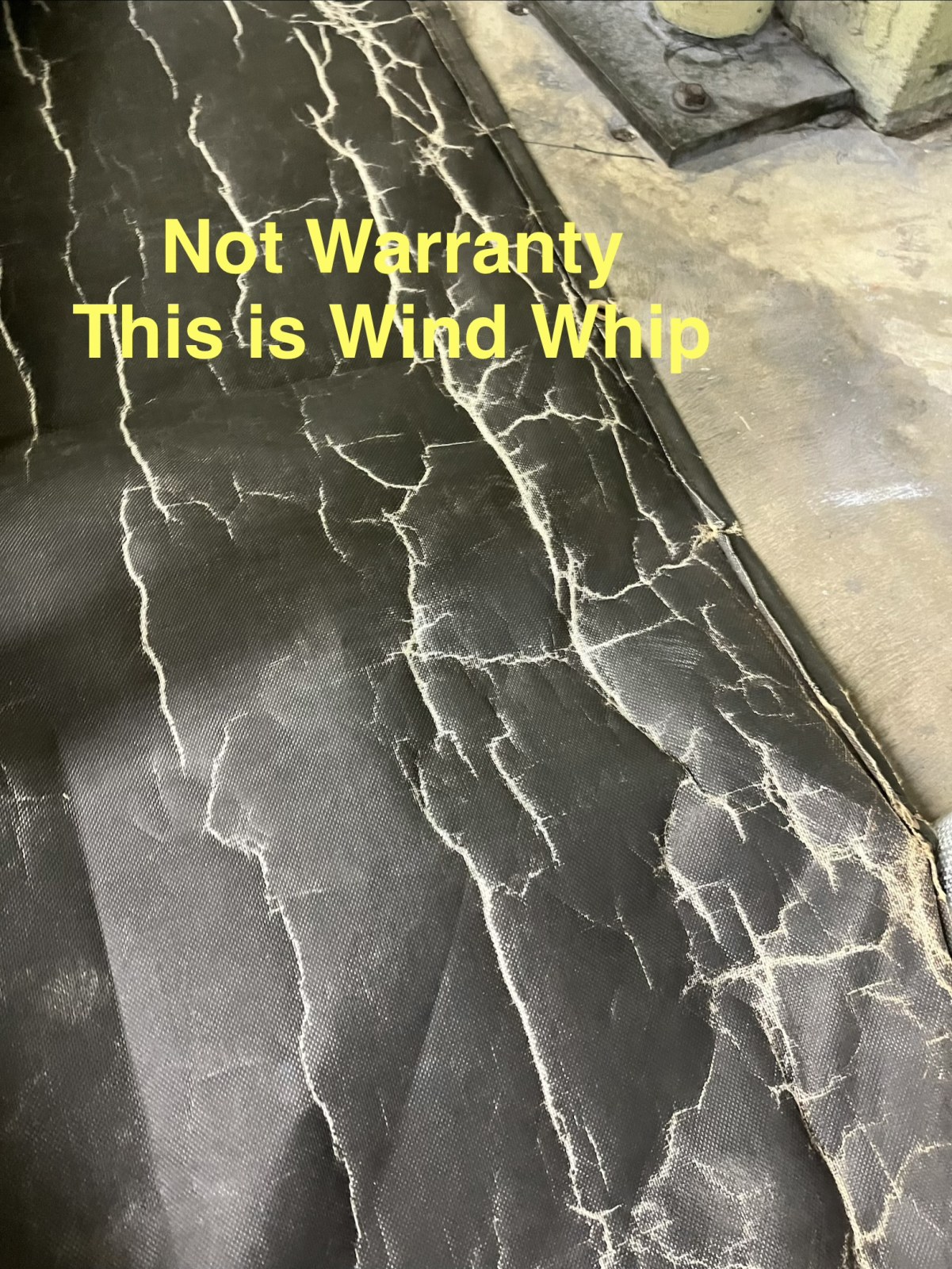 Wind Whip is what killing your tarps