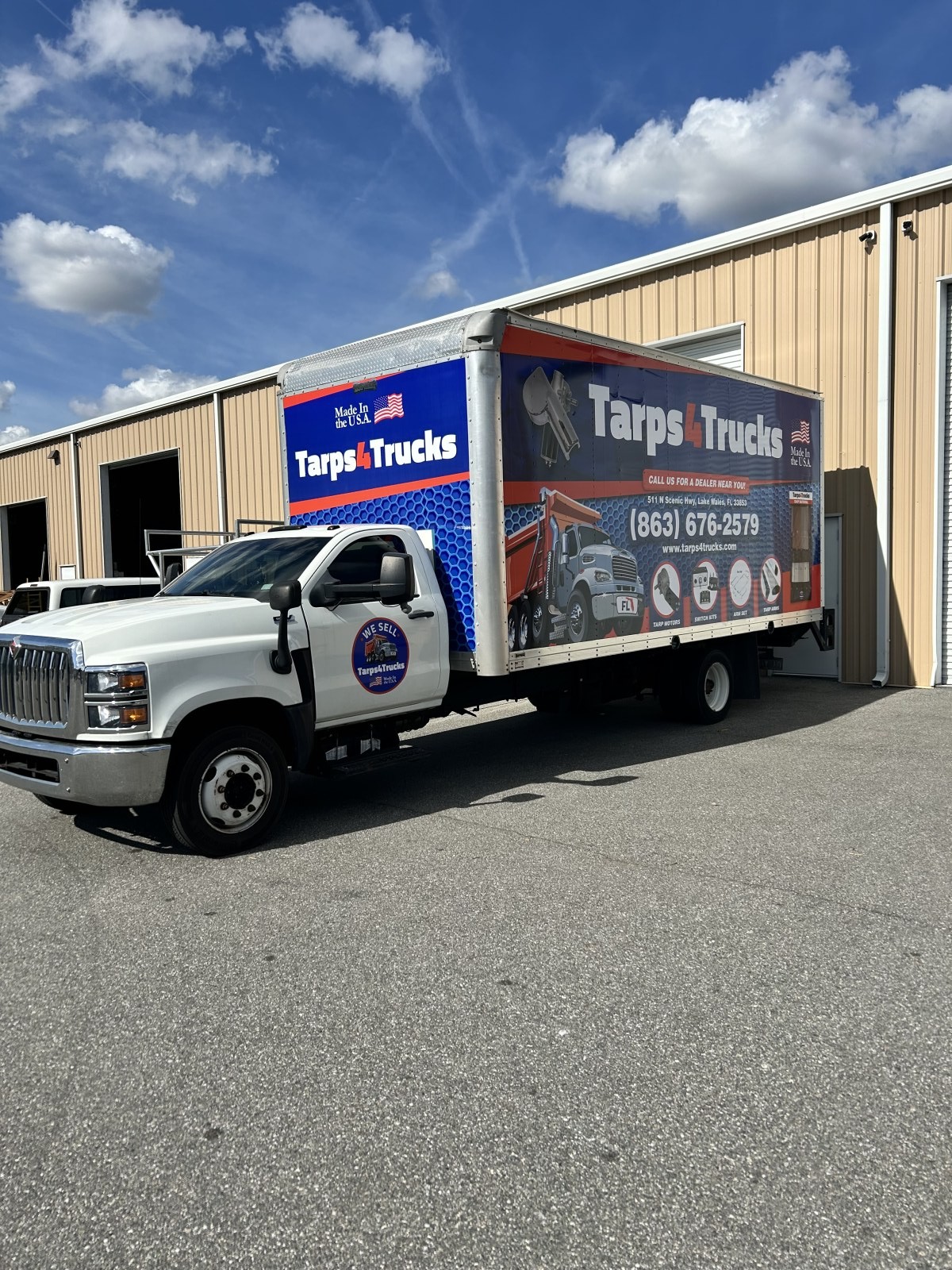 Look for our delivery truck! We deliver all over Florida! Call us for a dealer near you!